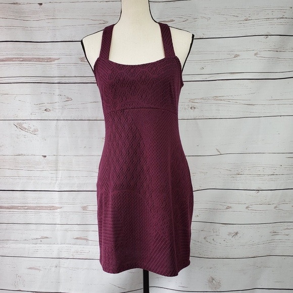square neck halter dress